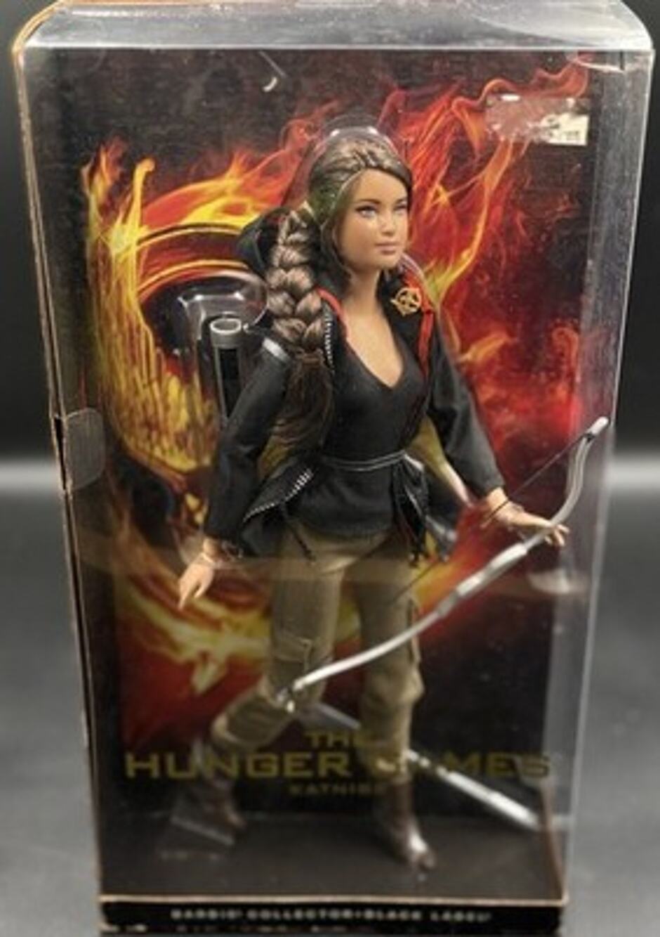 2012 Barbie Black Label Hunger Games Katniss Doll W3320 NIB